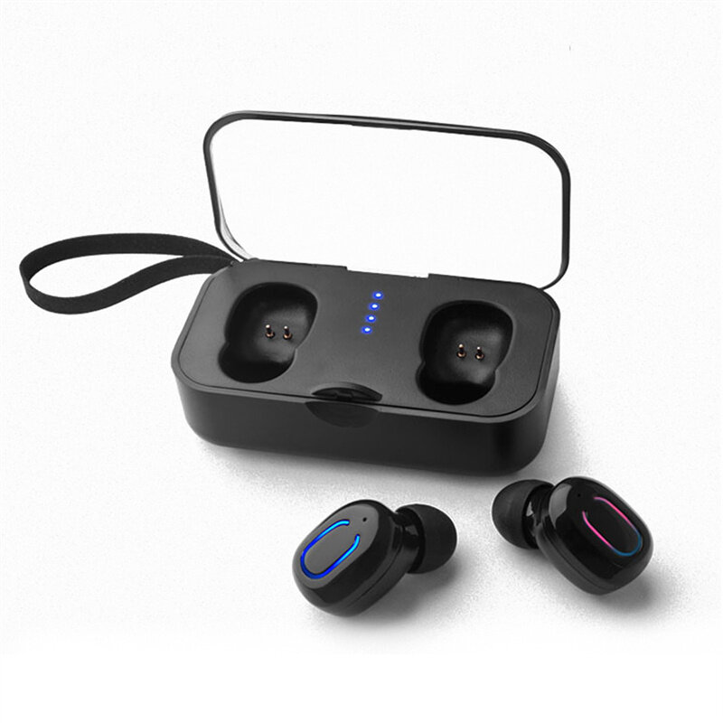 Bakeey TWS Bluetooth-headset BT5.0 Draadloze hoofdtelefoon Lange levensduur HiFi Stereo Krachtige ba