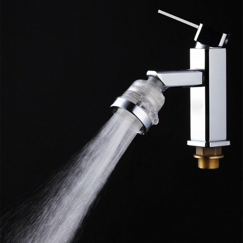 

360° Rotate Tap Bubbler Filter Aerator Water Saving Device Kitchen Bathroom Faucet Extender Fitting