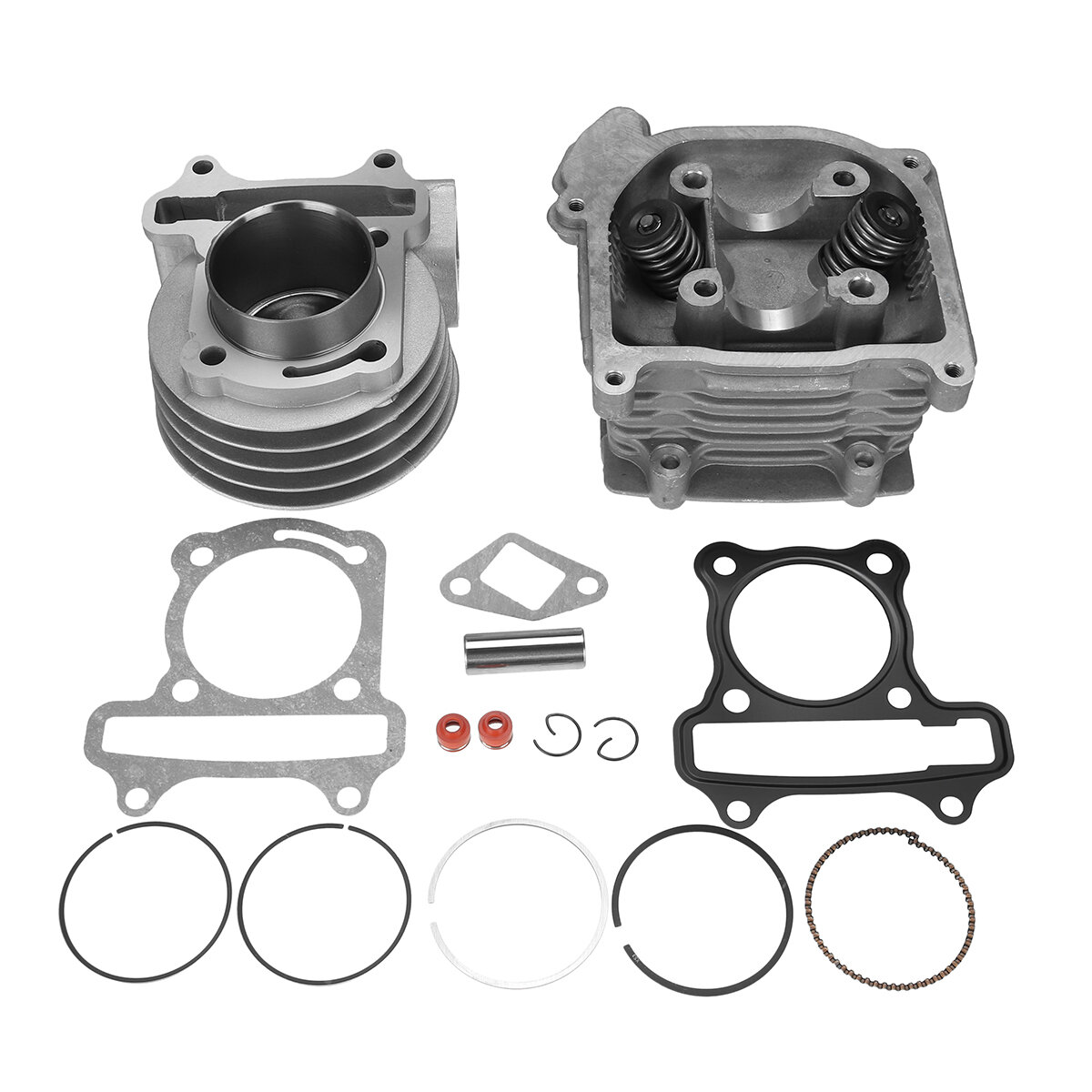 69mm Big Bore Cylinder Head Rebuild Kit For 139QMB GY6 50cc 60cc 100cc Scooter