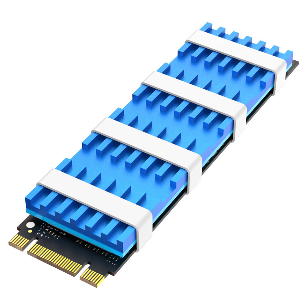 AODUKE AJSRP01 M.2 SSD PCIe Nvme بالوعة الحرارة الألومنيوم أشابة مشعاع القرص الصلب الحالة الصلبة قرص تبريد سترة تبريد
