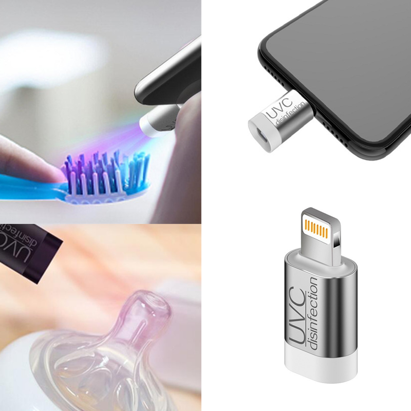 Mini-Instant-Telefon-Sterilisator, tragbare UV-Desinfektionsmaschine für Sterilisationswerkzeuge mit Lightning-Typ-Schnittstelle.