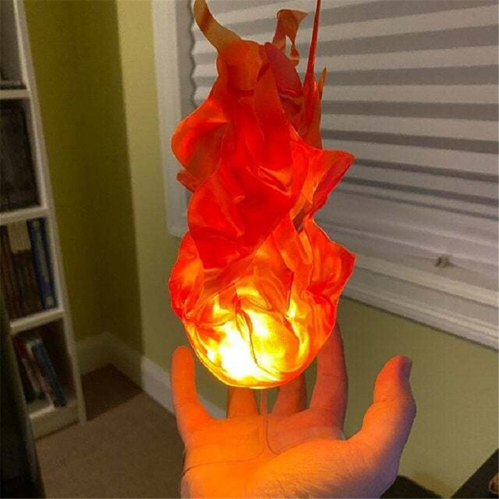 

Плавающий огненный шар Хэллоуин Призрачный огонь Косплэй реквизит Подвесной огненный шар атмосфера ужаса пальмовый свет