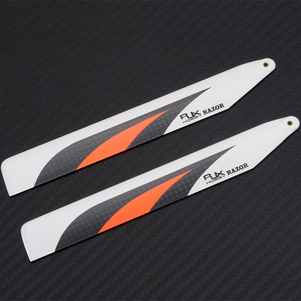 1 Pair RJX 155mm Carbon Fiber Main Blade For Blade 180CFX XK K130 RC Helicopter