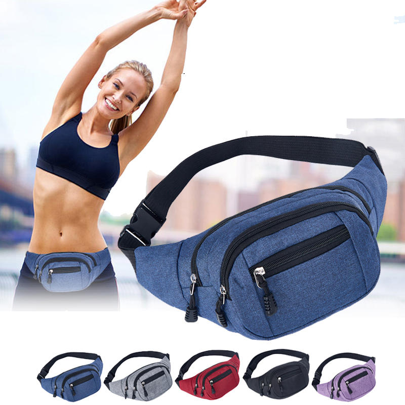 Outdoor Sports Climbing Fitness Running Waist Bag Waterproof Large Capacity Bag