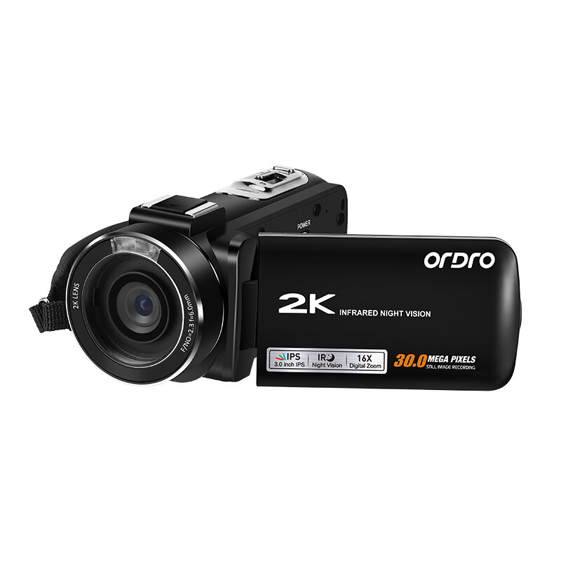 

Ordro HDR-Z63 2K Ultra HD Digital Video Camera WIFI Camera Anti-shake IR Infrared Night Vision