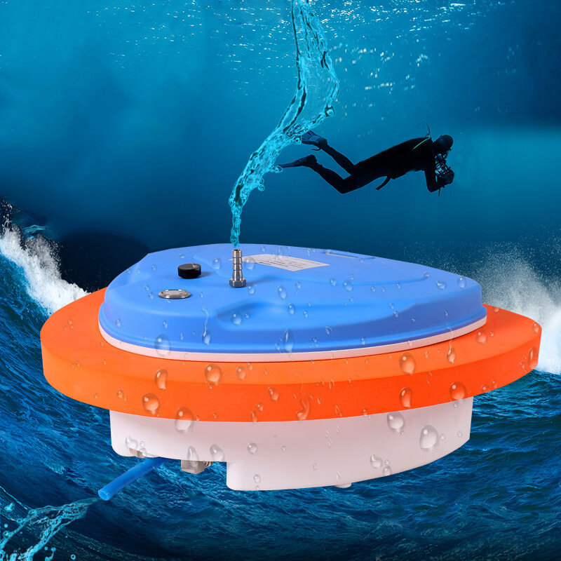 

[US Direct] Z270 Scuba Diving Snorkel Equipment 14M Breathing Tube 2.7h Endurance Underwater 10M Floating Diving Ventila