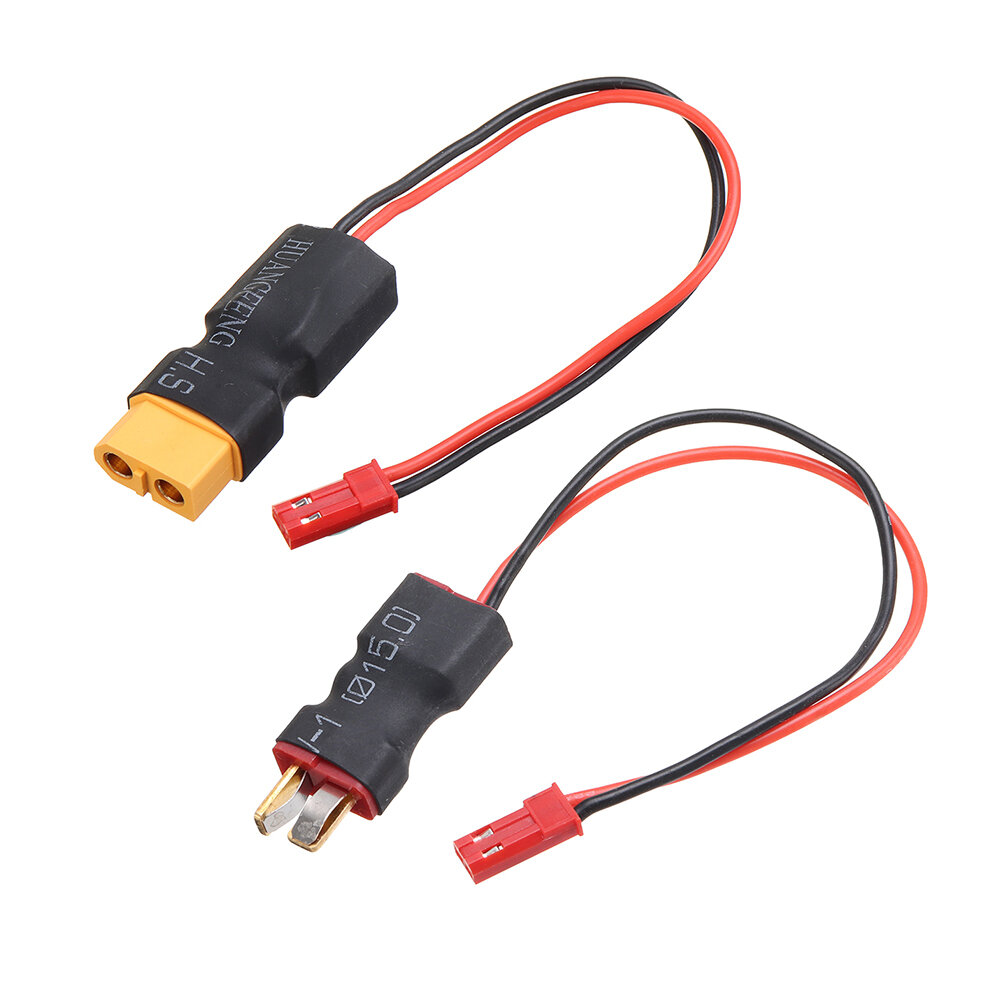 EUHOBBY 150mm 22AWG XT60/T Deans Plug to JST Plug ConnectorAdapter Charging Cable
