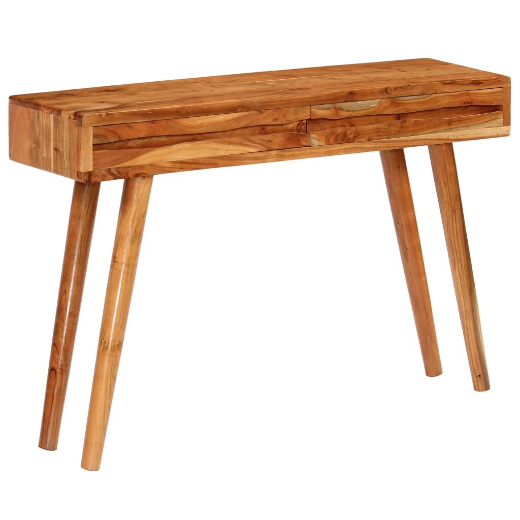 

Wall table with decorated drawers 118x30x80 cm solid acacia wood