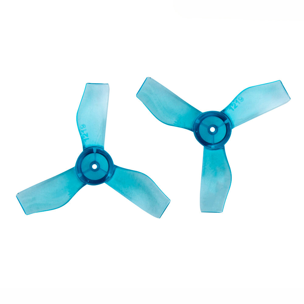 4 Pairs Gemfan 1219 1.2x1.9x3 31mm 1mm Hole 3-blade Propeller for 0703-1103 RC Drone FPV Racing Brushless Motor