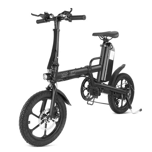 £576.51 10% CMSBIKE F16-PLUS 13Ah 250W Black 16 Inches Folding Electric Bicycle 25km/h 80km Mileage Intelligent Variable Speed System Bike & Bicycle from Sports & Outdoor on banggood.com