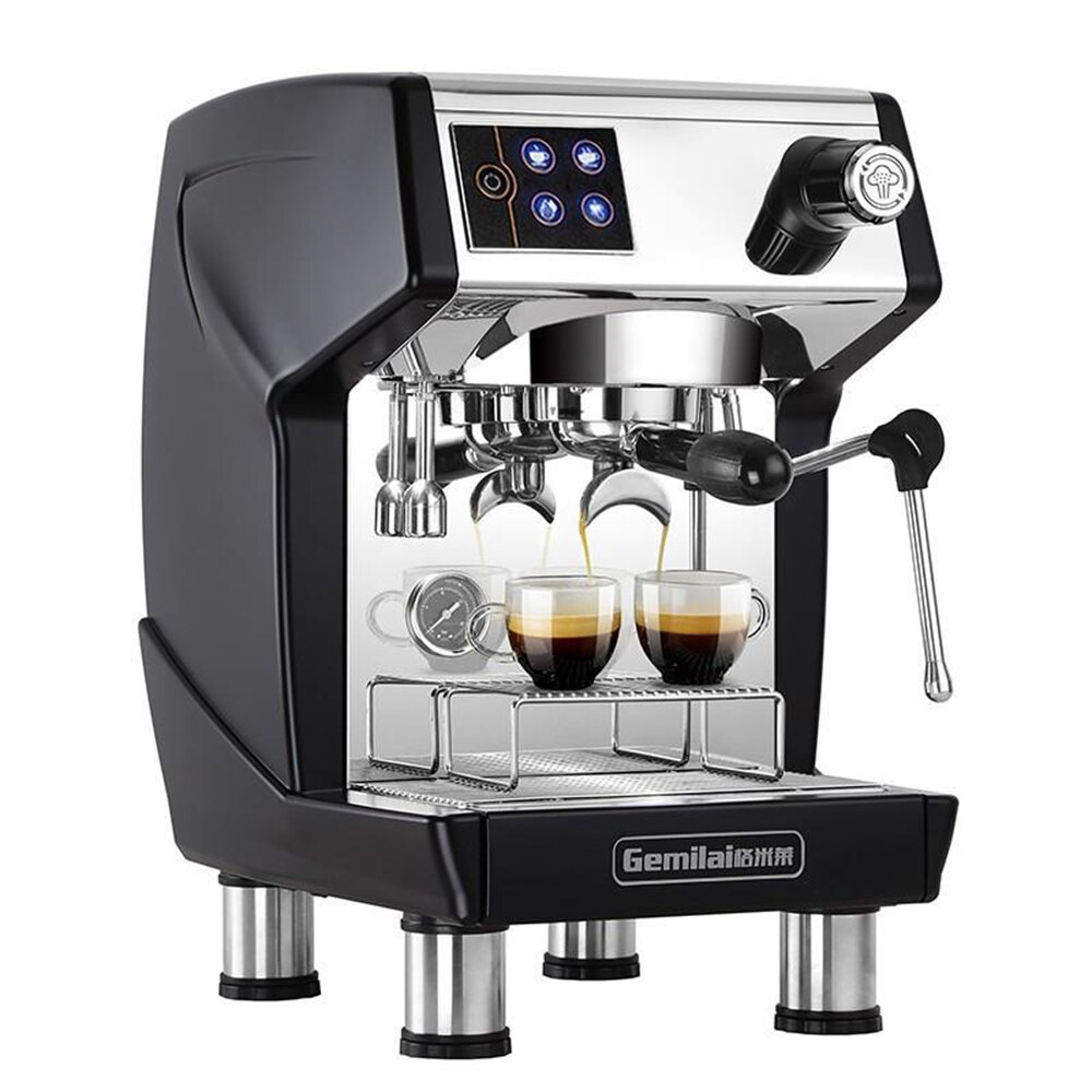 Gemilai CRM3200C Espresso Semi-automatic Coffee Machine 2950W 1.7L Large Capacity Coffee Maker...