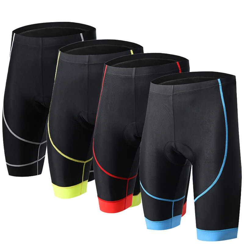 XINTOWN Shorts de bicicleta esportivos ao ar livre, respiráveis, absorventes de suor e macios, com meias absorventes para bicicleta.