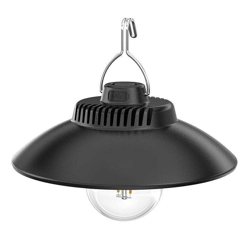 Buitenhanglamp, waterdichte LED-lamp, Type-C oplaadbare tentlamp voor camping, schuur, dak van de schuur
