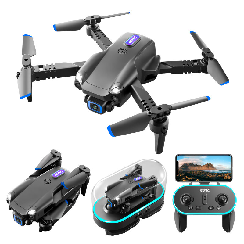 4DRC V20 ELF WiFi FPV with 6K Dual HD Camera 50x ZOOM Altitude Hold Mode LED Foldable RC Drone Quadc