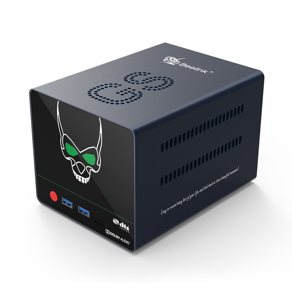 

Beelink GS-King X Amlogic S922X-H 4 ГБ DDR4 64GB eMMC 5.8G WIFI 1000M LAN BT4.1 4K Dolby DTS Android 9.0 ТВ Коробка HDD