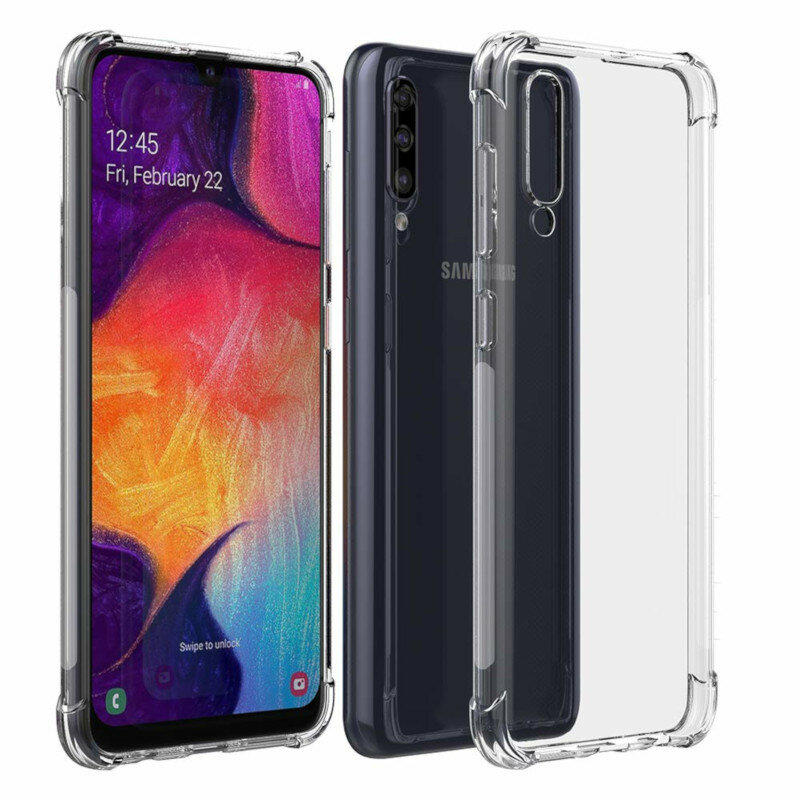 Bakeey Air Cushion Corner Transparent TPU Shockproof Protective Case for Samsung Galaxy A50 2019