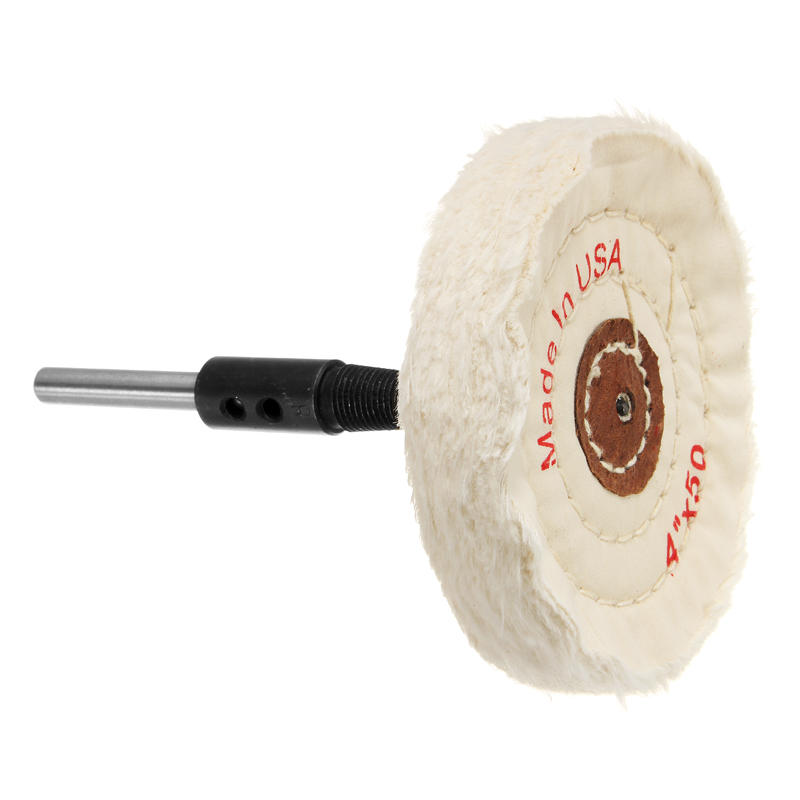 

4 Inch Felt Wool Polishing Wheel Adapter Set Changed Electric Drill Into Polishing Machine