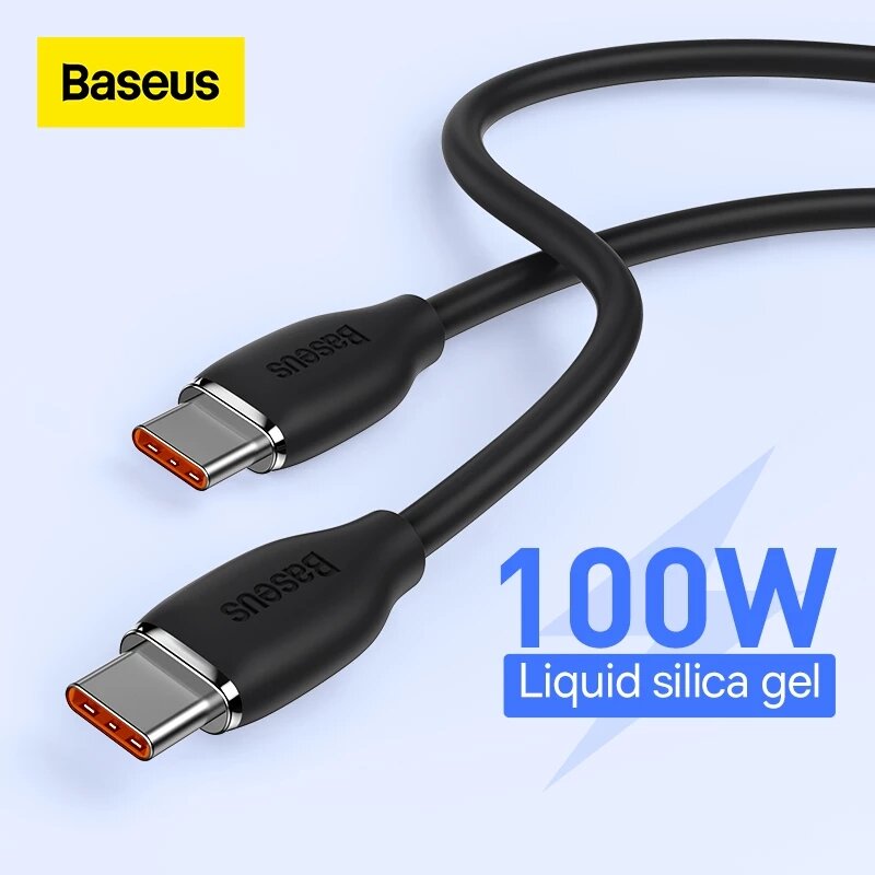 Baseus 100W USB-C naar USB-C-kabel PD3.0 Power Delivery QC4.0 Snel opladen Datatransmissiekabel Lijn