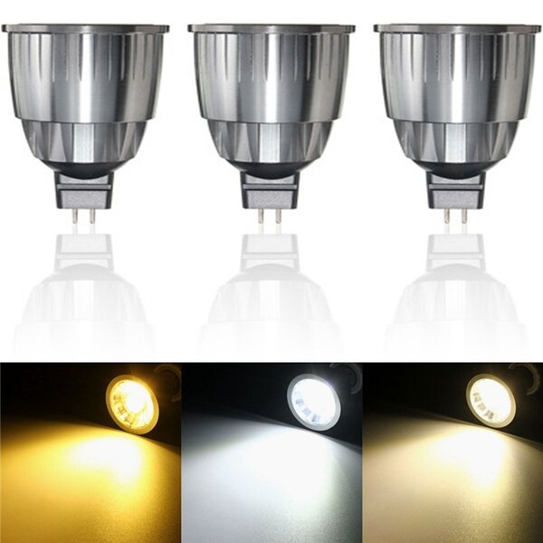 MR16 LED-lamp Niet-dimbaar 7W zuiver wit Warm wit Natuurlijk wit COB-spot DC12V