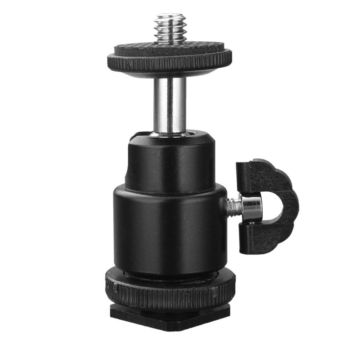 Hot Shoe Flash Stand Adapter with 1/4-inch 20 Tripod Screw 