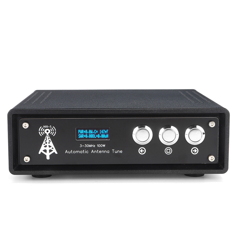 SAT-A 3-30 MHz 100 W Kortegolf Automatische Antenne Tuner Radiostation met Behuizing Gemonteerd ATU-
