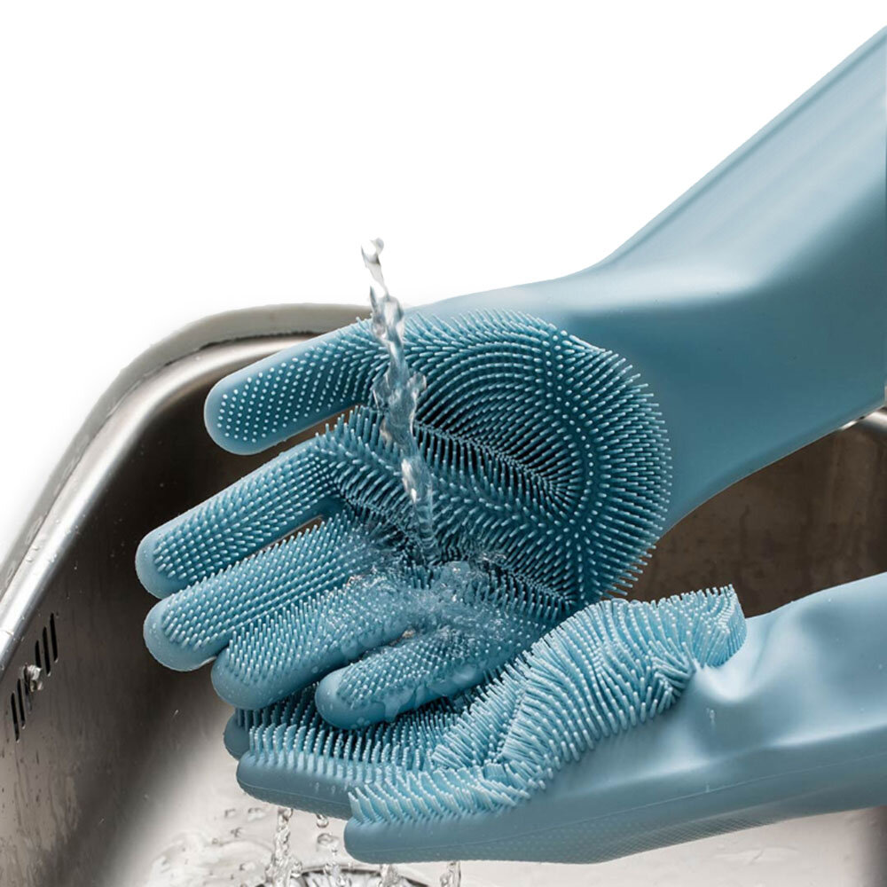 Magic Silicone Cleaning Gloves Kitchen Schuimende Handschoen Isolatie Handschoenen Pot Pan Ovenwante