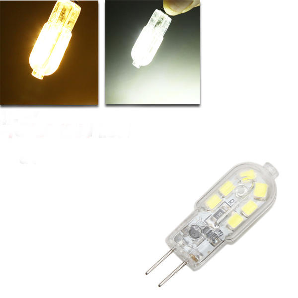 G4 LED Glühlampe 1,5 W 120 lm 12 SMD Reinweiß / Warmweiß Mais Licht Spot Lightt AC / DC 12V