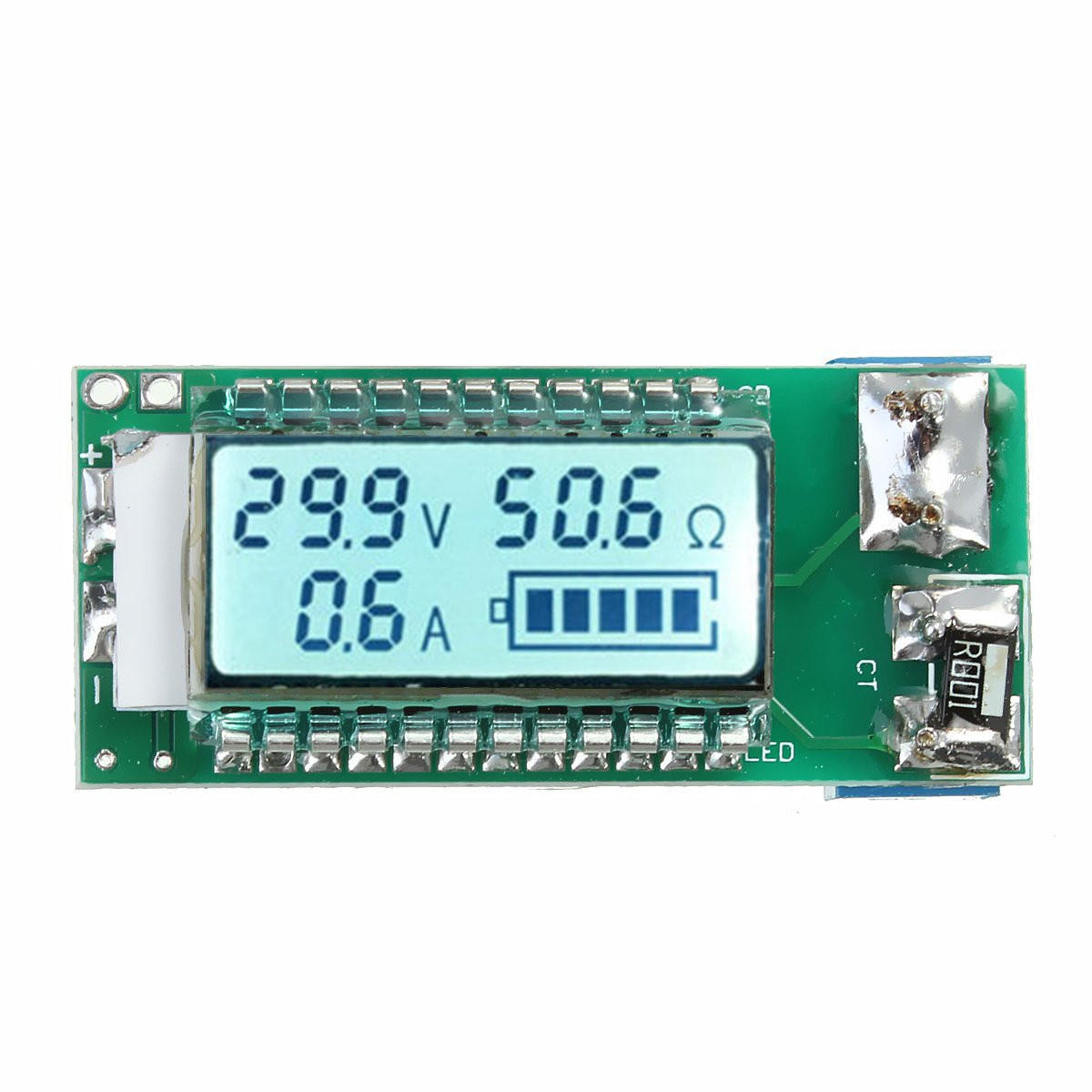 5pcs 18650 26650 Lithium Li-ion Battery Capacity Tester LCD Meter Voltage Current Capacity