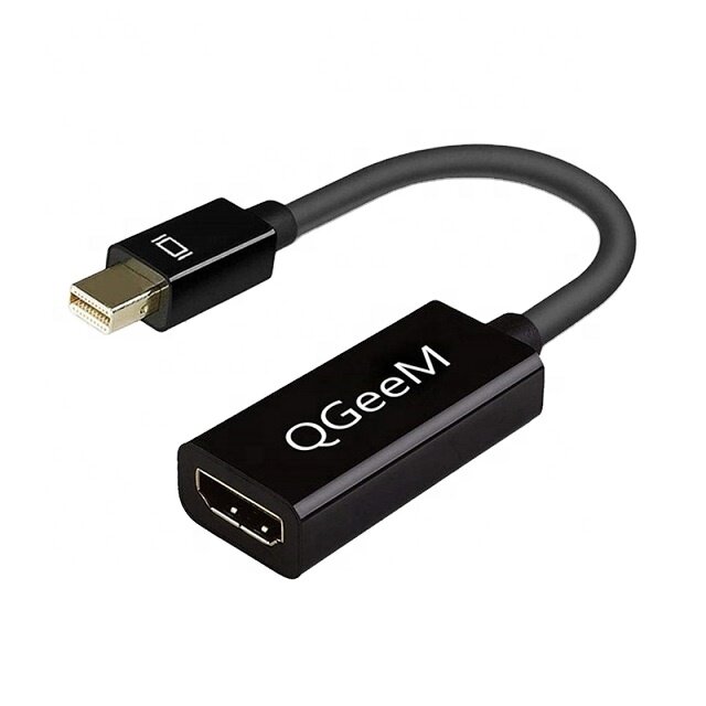QGeeM Mini Displayport to HD MI Adapter Mini DP to HD-MI Adapter 1080P@60Hz with Gold Plated Compati