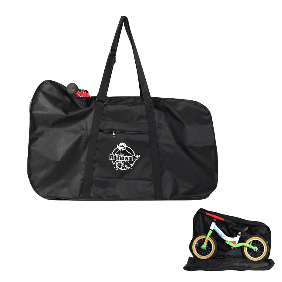 حقيبة تخزين راينووك 100 لتر كبيرة سعة لـ 12 بوصة حقيبة حمل الدراجة المتوازنة للأطفال وتدريب الجري وحقيبة النقل