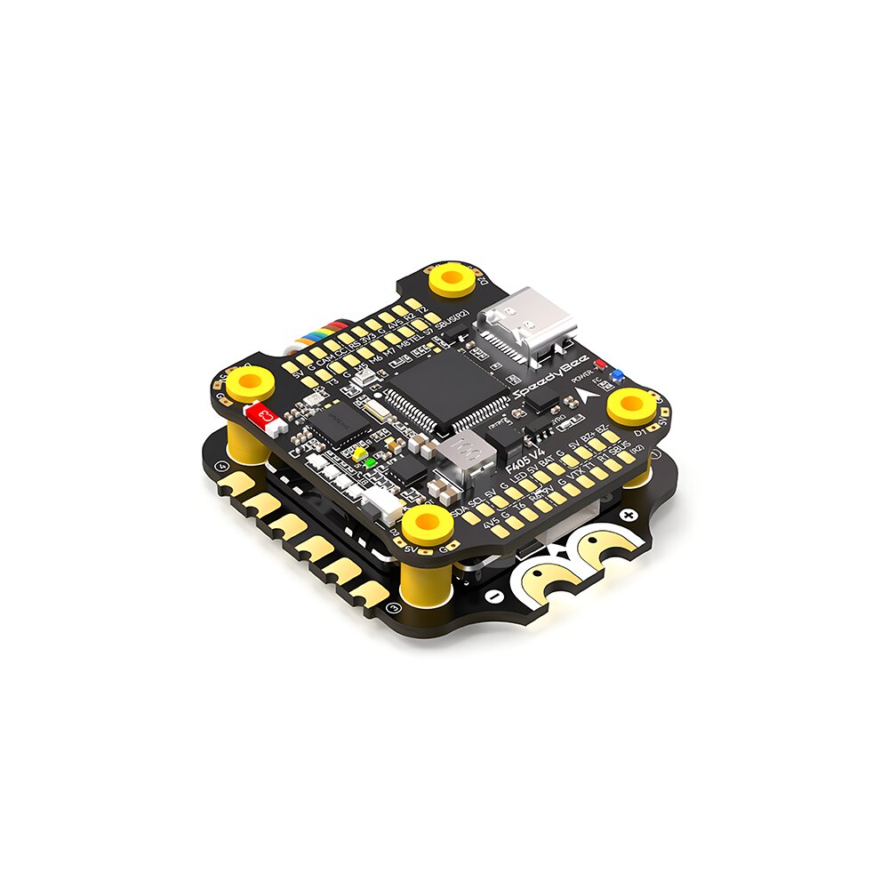 

30.5x30.5mm SpeedyBee F405 V4 F4 Flight Controller with 5V 9V BEC Output 55A BL_S 3-6S 4in1 ESC Stack Support DJI O3 for