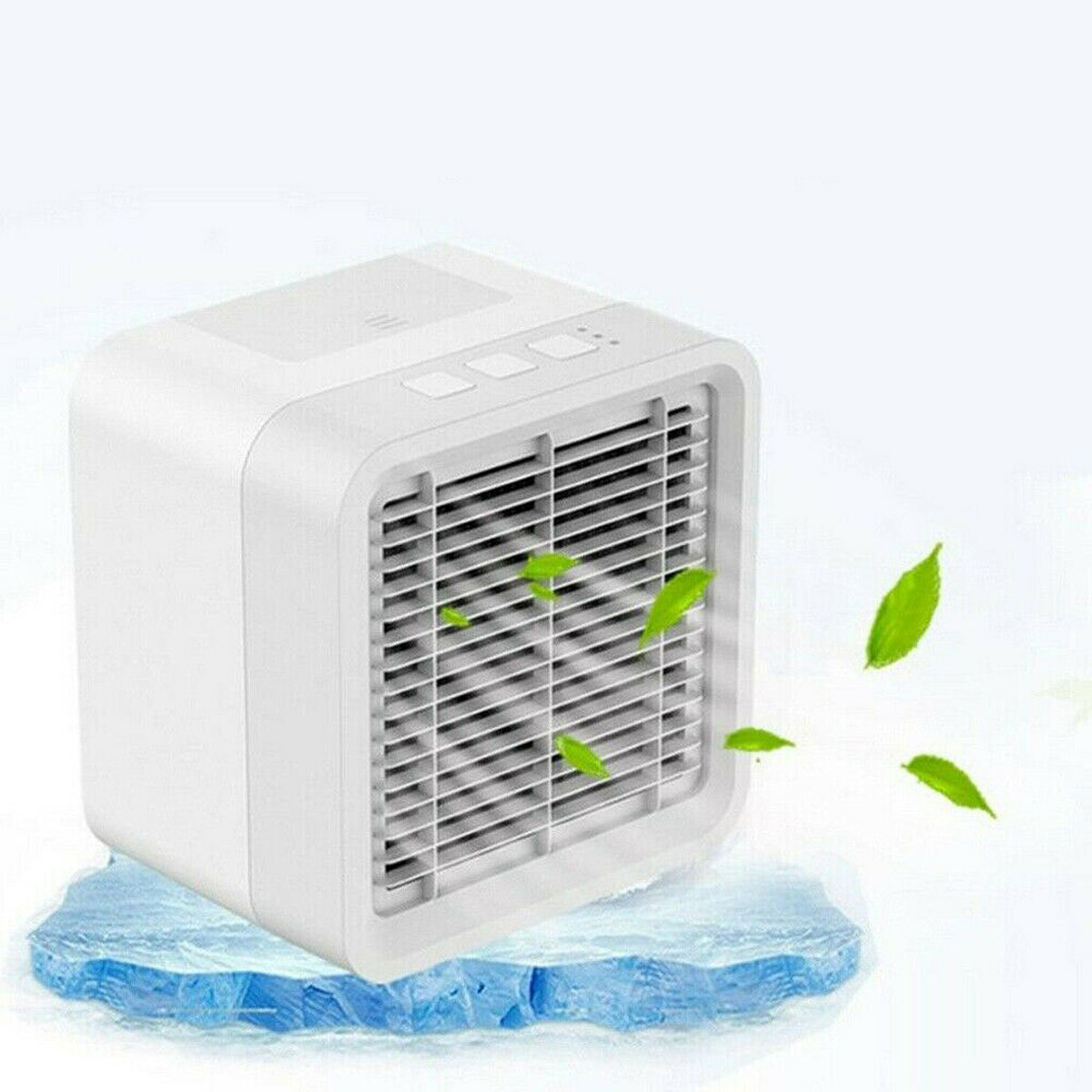 

USB Rechargeable Mini Air Conditioner 3 Gears Low Noise Cold Air Cooling Fan Cooler Purifier