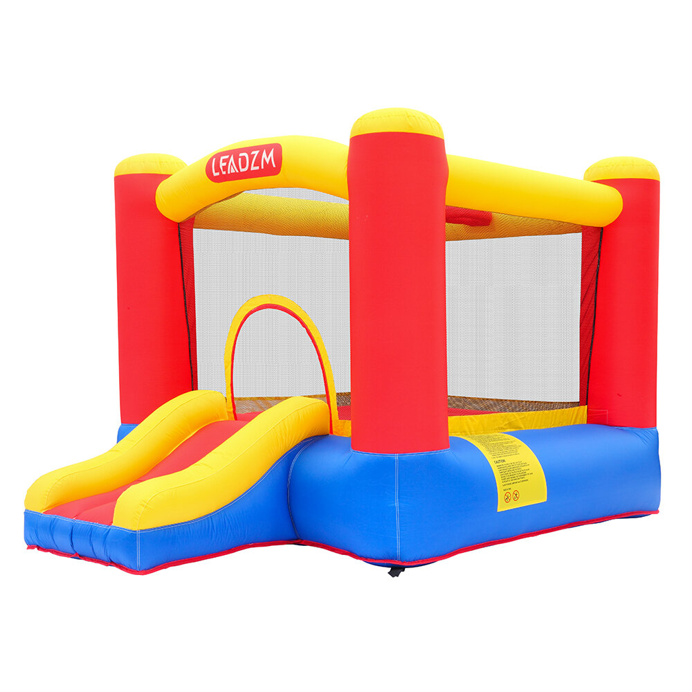 [US Direct] LEADZM LZ-62150 Bouncy Castle Inflatable Amusement Park Included Blower Made Of 840D&420D Nylon Polyester Ch