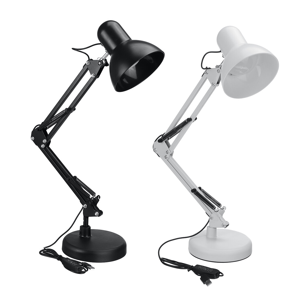 5w 220v Stepless Dimming Flexible Arm, Adjustable Table Lamp With Swing Arm