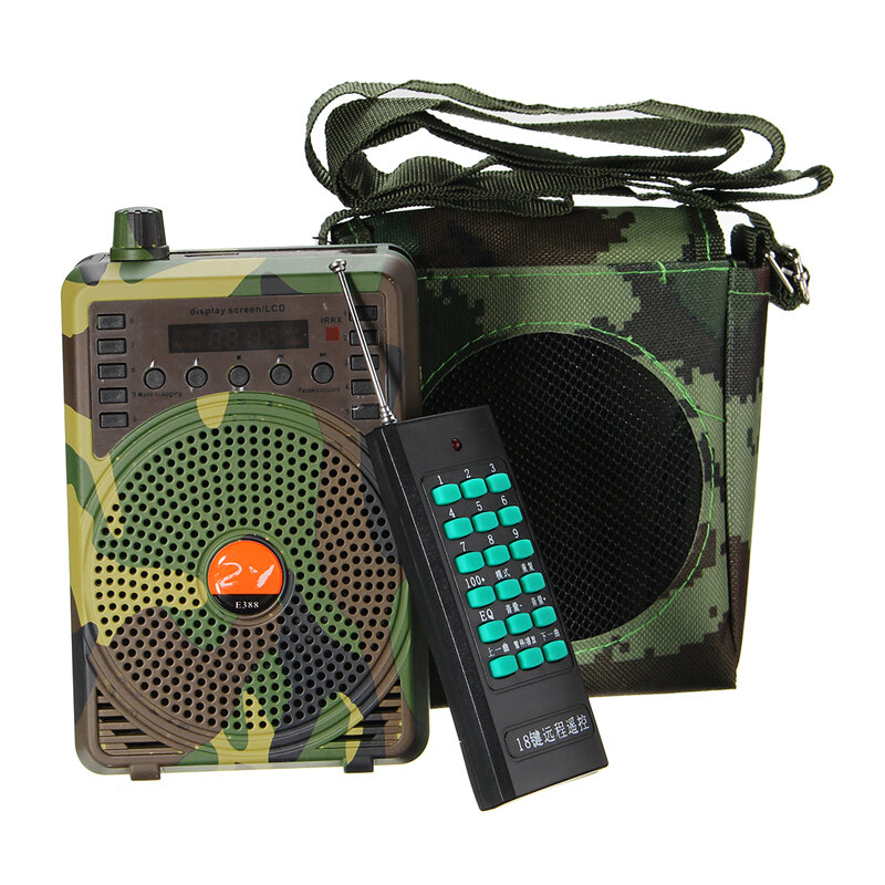 48W Afstandsbediening Camouflage Elektrische Jachtvanger Luidspreker MP3-luidsprekerset Jachtvanger 
