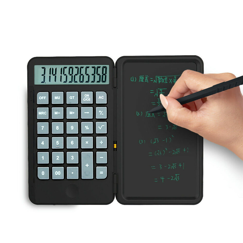NEWYES kalkulator z notatnikiem LCD z EU za $10.99 / ~48zł