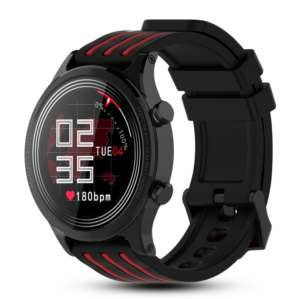 

Bakeey E5 1.28inch Full Touch Screen Heart Rate Blood Pressure Monitor IP68 Waterproof bluetooth V5.0 Smart Watch
