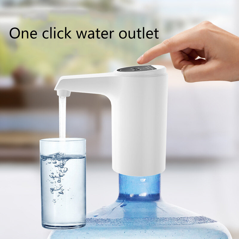 

Portable Water Dispenser Mini Barreled Water Electric Pump USB Charge Wireless Automatic Water Bottle Pump Home Drink Di
