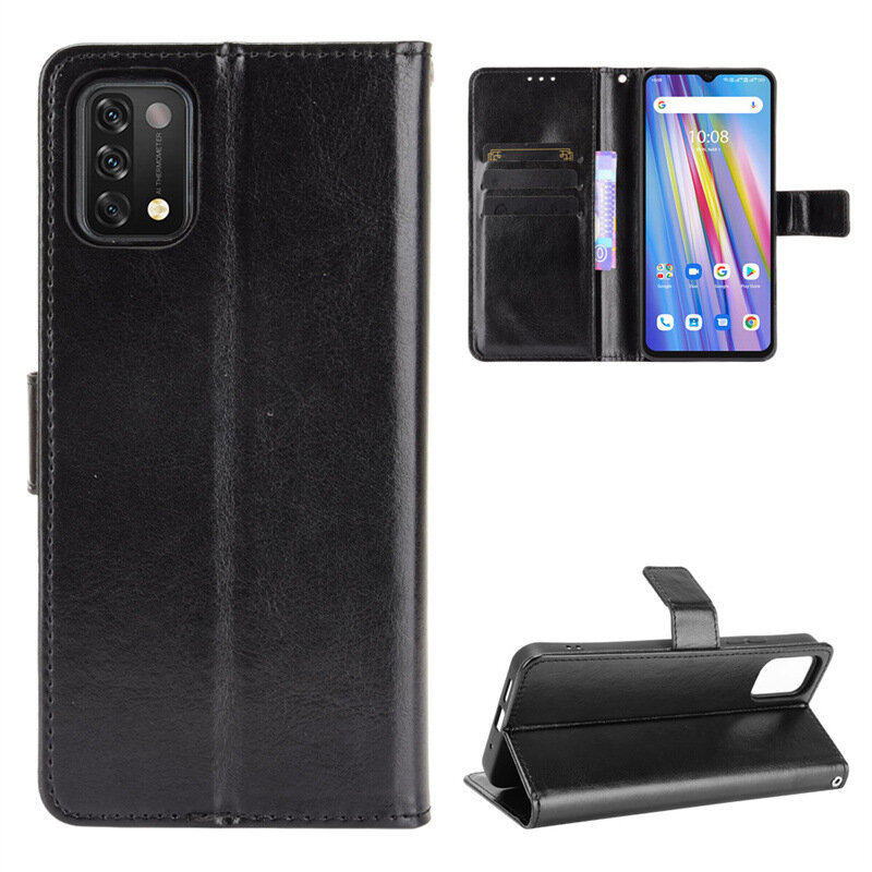 

Bakeey for Umidigi A11 Case Magnetic Flip with Multiple Card Slot Folding Stand PU Leather Shockproof Full Cover Protect