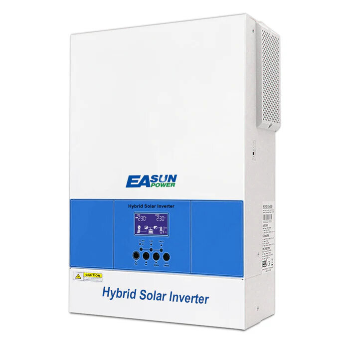 [EU Direct] EASUN POWER ソーラーインバーター 6.2KW 220V Off Grid Inverter MPPT 120A Solar Charger PV 6500W 500VDC Input Batteryless Support With WIFI-GPRS Remote Monitoring LCD, ISolar SMG II 6.2KP--WIFI