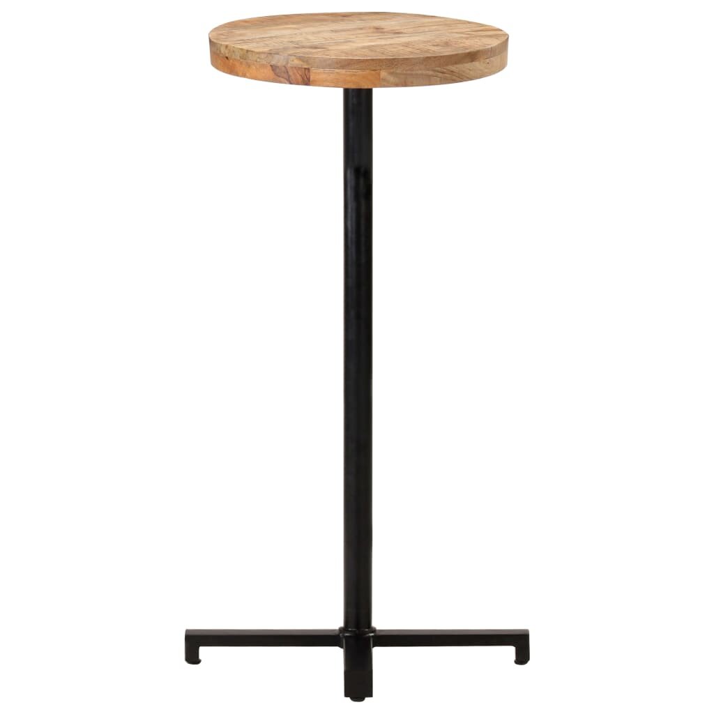

Bar Table Round Ø19.7"x43.3" Rough Mango Wood