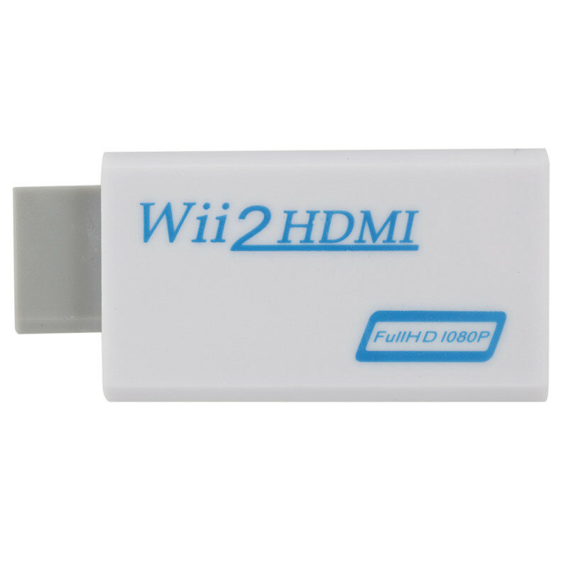 Wii المحمولة إلى HDMI Wii 2 HDMI Full عالي الوضوح TV Converter صوت/فيديو Output محول