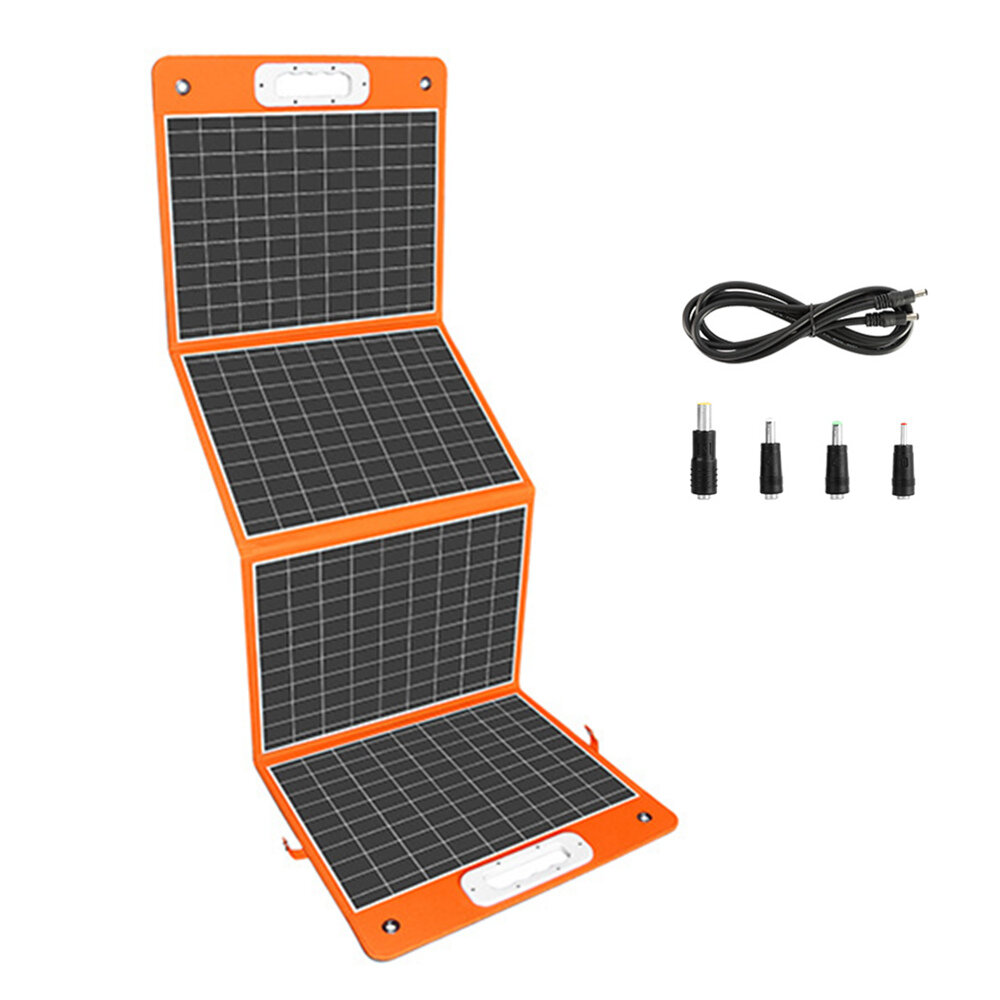 [USA direkt] FlashFish 18V 100W Hopfällbares Solarmodul Notfall-Solarladegerät mit PD Type-c QC3.0 für Handys Tablets Camping Van RV Reisen Stromausfall.