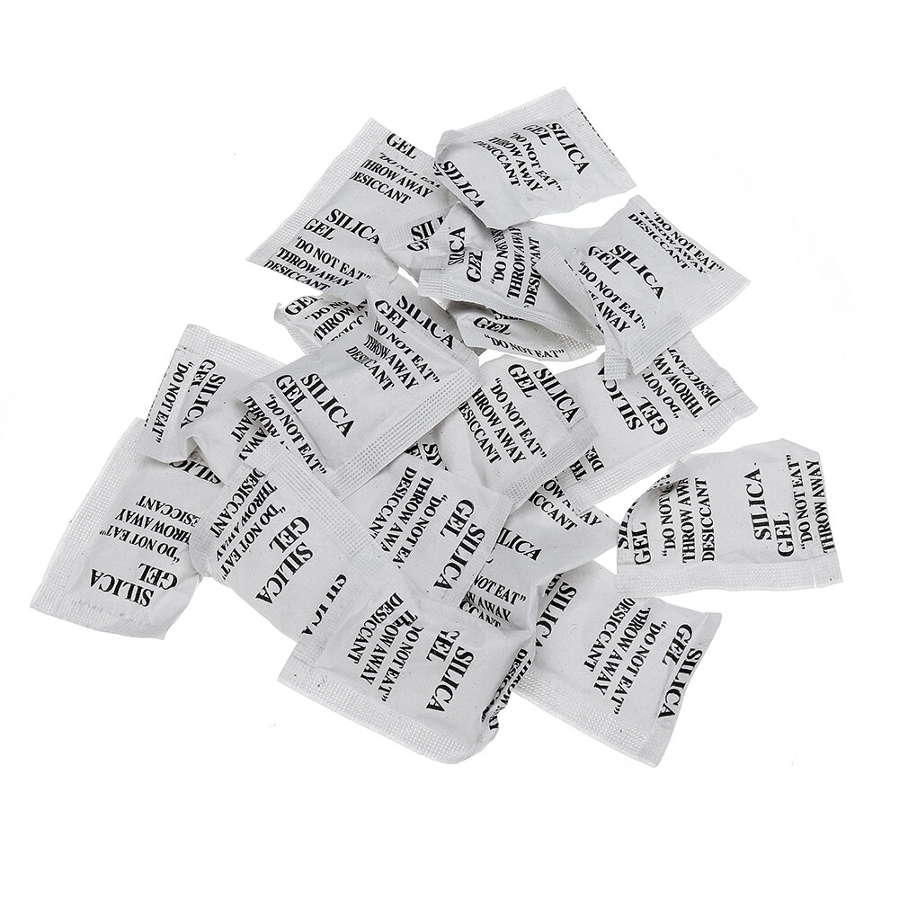 2g Packets Of Silica Gel Desiccant Moistureproof For Electronics Clothes Bags