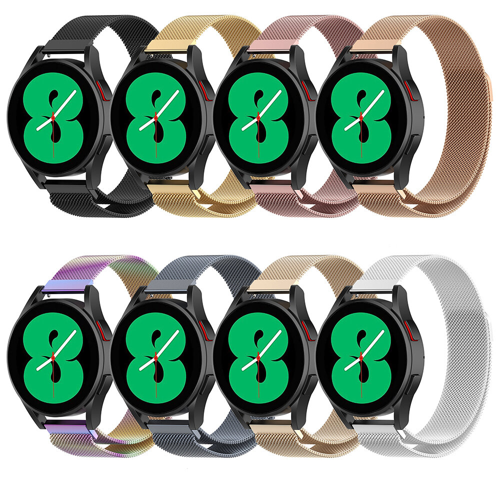 Bakeey 20 mm universele Colorful metalen horlogeband vervangende horlogeband voor Samsung Galaxy Wat