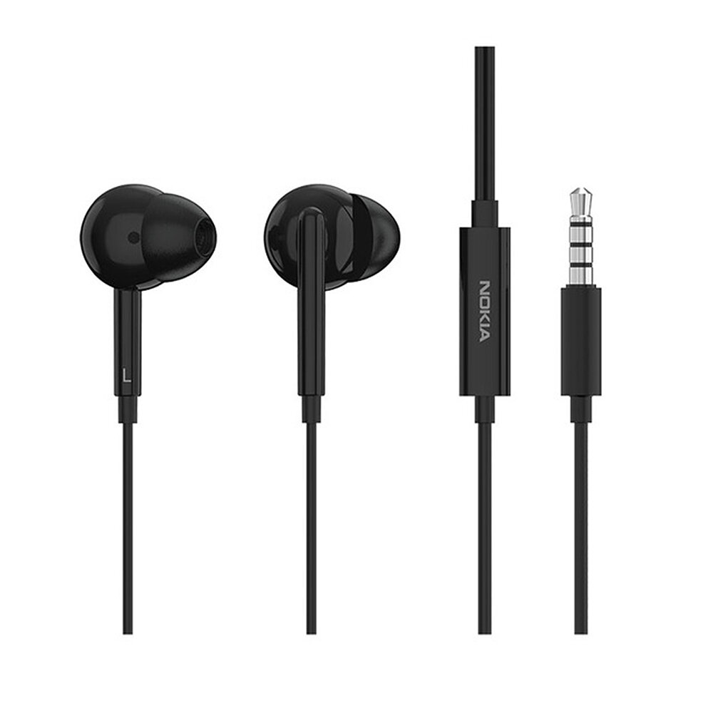 E2102A 3.5mm Wired Earphone Deep Bass Touch Control HD Calls 1.2m Length Sports Headset for Phone Tablet PC