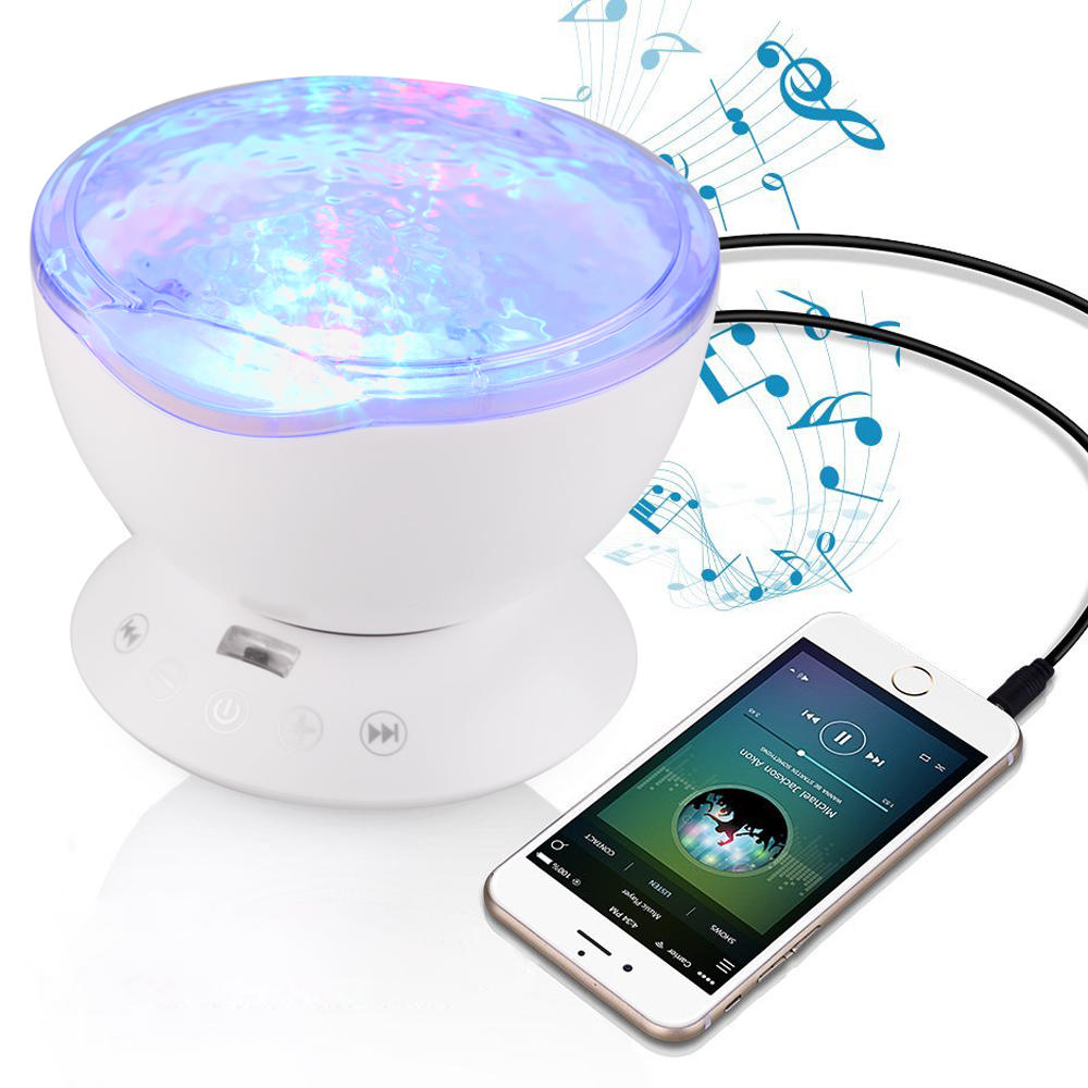 

Ocean Wave Starry Sky Aurora LED Night Light Projector Luminaria Novelty Lamp USB Lamp Nightlight Illusion For Baby Chil