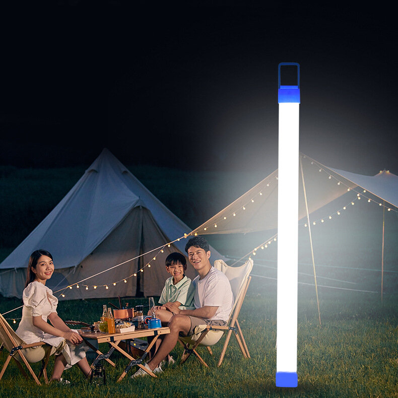 

32CM LED Light Tube USB Rechargeable Emergency Lighting Magnetic Hanging Night Market Stall Camping Lighting
