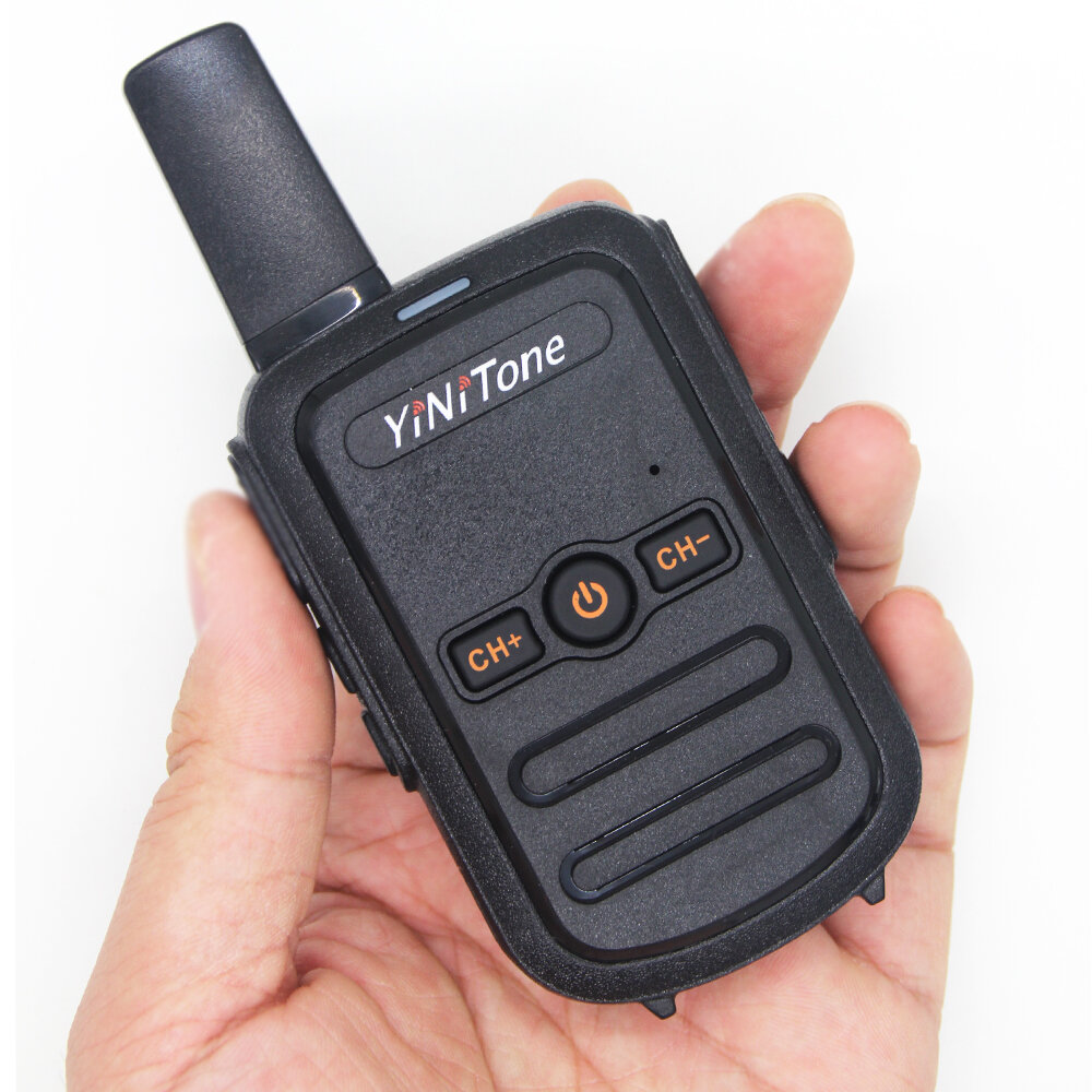 Yinitone T17 Mini Walkie Talkie PMR446 Radio Voxs Handsfree Frs Bidirectionele radio Mini Walkie Tal