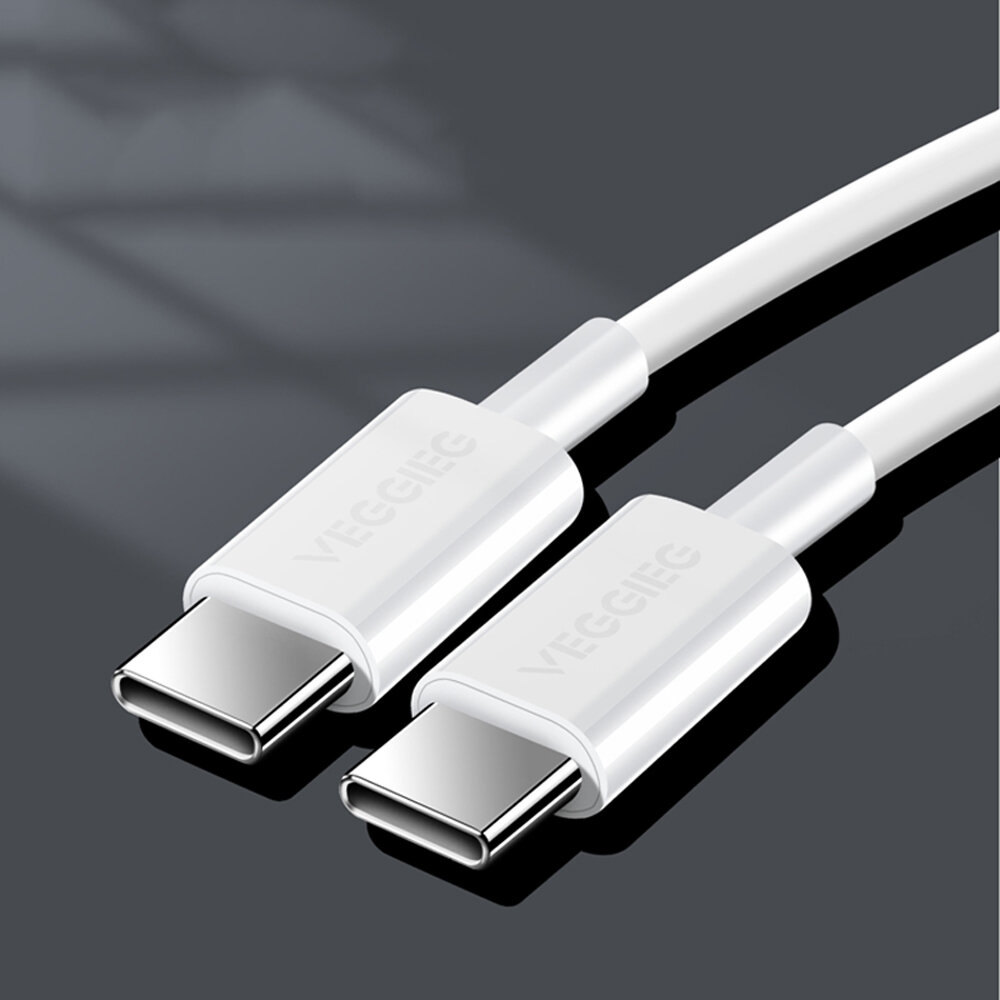VEEGIEG Type C to Type C Data Cable Fast Charging For Huawei P30 Pro P40 Mate 30 Mi10 S20 5G
